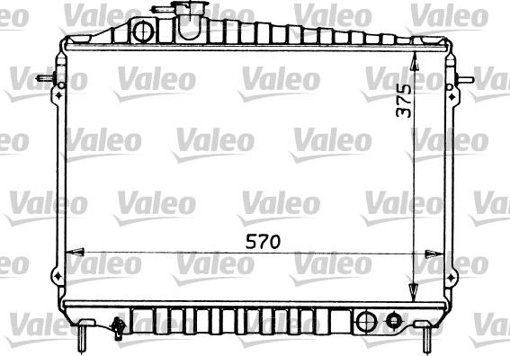 Valeo 730421 - Radiators, Motora dzesēšanas sistēma autodraugiem.lv