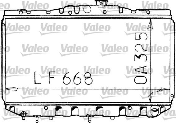 Valeo 730479 - Radiators, Motora dzesēšanas sistēma autodraugiem.lv