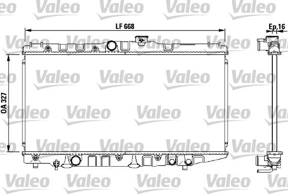 Valeo 730471 - Radiators, Motora dzesēšanas sistēma autodraugiem.lv