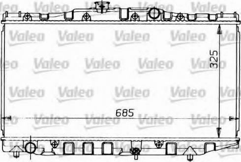 Valeo 730473 - Radiators, Motora dzesēšanas sistēma autodraugiem.lv