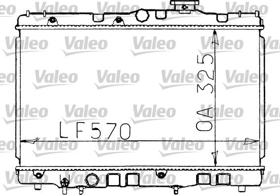 Valeo 730472 - Radiators, Motora dzesēšanas sistēma autodraugiem.lv