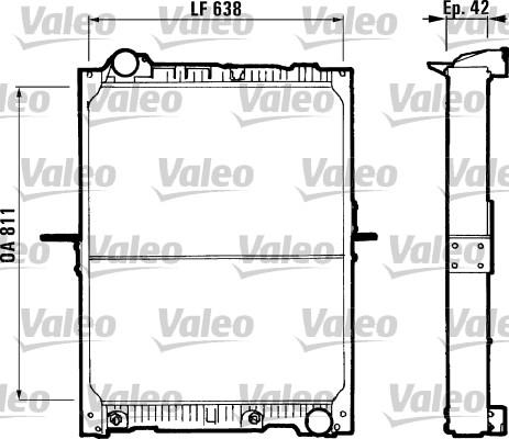 Valeo 730544 - Radiators, Motora dzesēšanas sistēma autodraugiem.lv