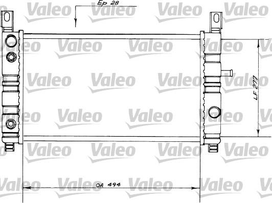 Valeo 730559 - Radiators, Motora dzesēšanas sistēma autodraugiem.lv