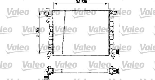 Valeo 730569 - Radiators, Motora dzesēšanas sistēma autodraugiem.lv