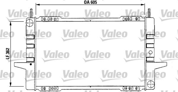 Valeo 730566 - Radiators, Motora dzesēšanas sistēma autodraugiem.lv