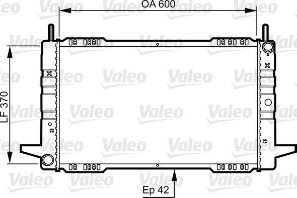 Valeo 730563 - Radiators, Motora dzesēšanas sistēma autodraugiem.lv