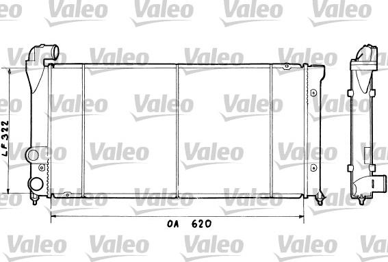 Valeo 730509 - Radiators, Motora dzesēšanas sistēma autodraugiem.lv