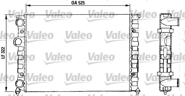 Valeo 730504 - Radiators, Motora dzesēšanas sistēma autodraugiem.lv