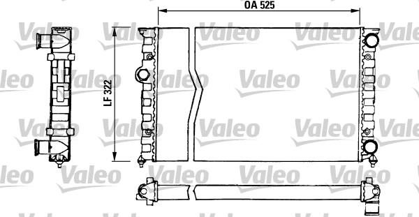 Valeo 730505 - Radiators, Motora dzesēšanas sistēma autodraugiem.lv