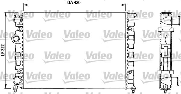 Valeo 730503 - Radiators, Motora dzesēšanas sistēma autodraugiem.lv