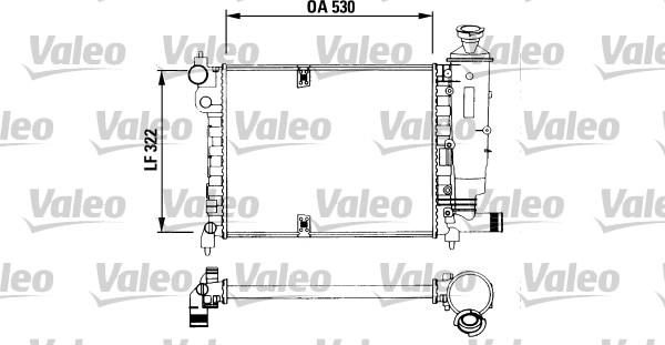 Valeo 730515 - Radiators, Motora dzesēšanas sistēma autodraugiem.lv