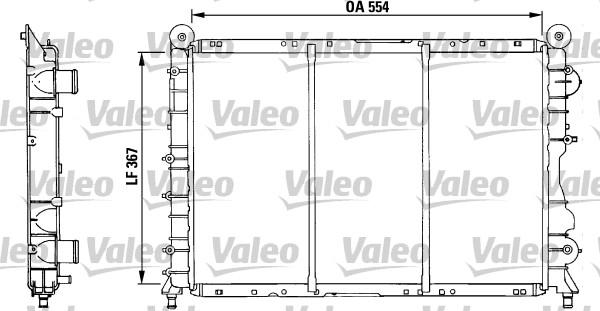 Valeo 730518 - Radiators, Motora dzesēšanas sistēma autodraugiem.lv