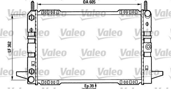 Valeo 730586 - Radiators, Motora dzesēšanas sistēma autodraugiem.lv