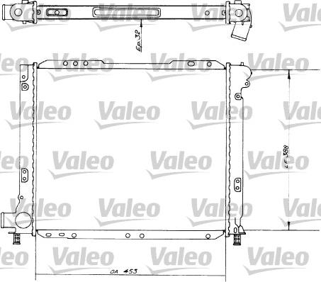 Valeo 730539 - Radiators, Motora dzesēšanas sistēma autodraugiem.lv