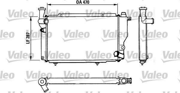 Valeo 730534 - Radiators, Motora dzesēšanas sistēma autodraugiem.lv