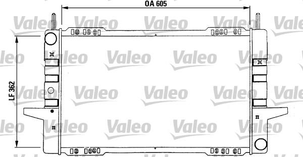 Valeo 730532 - Radiators, Motora dzesēšanas sistēma autodraugiem.lv