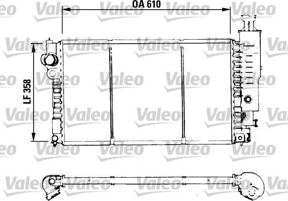 Valeo 730576 - Radiators, Motora dzesēšanas sistēma autodraugiem.lv