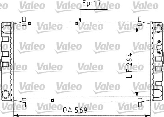 Valeo 730578 - Radiators, Motora dzesēšanas sistēma autodraugiem.lv