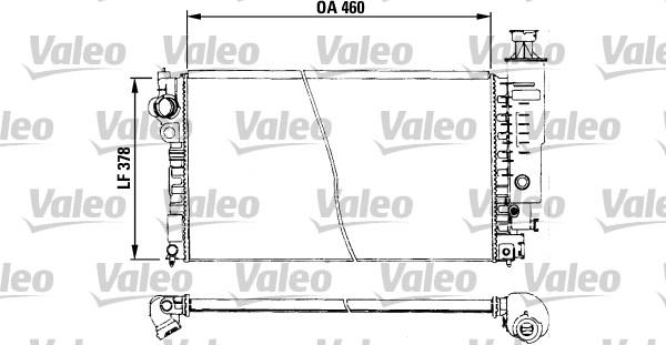 Valeo 730572 - Radiators, Motora dzesēšanas sistēma autodraugiem.lv