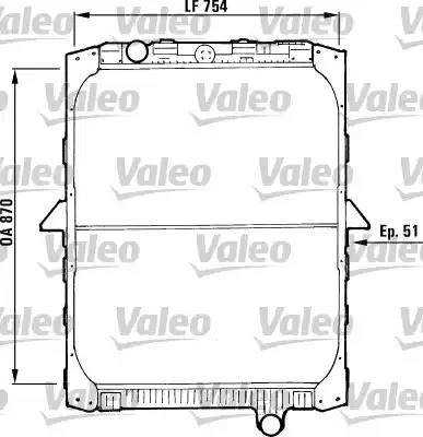 Valeo 730646 - Radiators, Motora dzesēšanas sistēma autodraugiem.lv