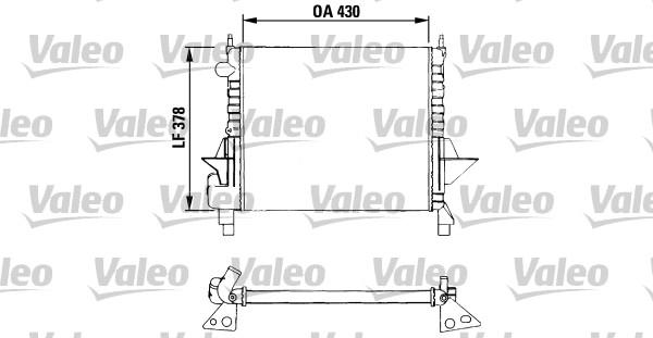 Valeo 730633 - Radiators, Motora dzesēšanas sistēma autodraugiem.lv