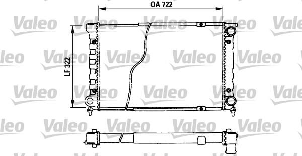 Valeo 730629 - Radiators, Motora dzesēšanas sistēma autodraugiem.lv