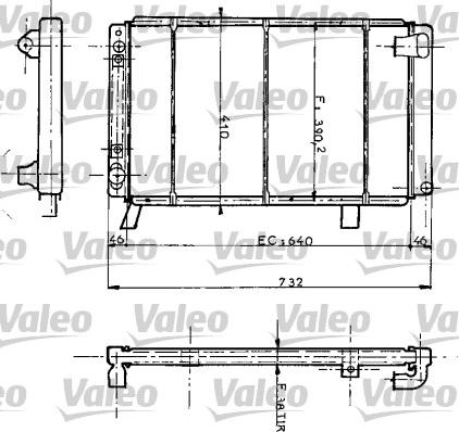 Valeo 730069 - Radiators, Motora dzesēšanas sistēma autodraugiem.lv