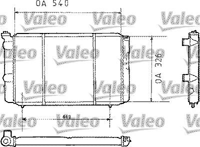 Valeo 730002 - Radiators, Motora dzesēšanas sistēma autodraugiem.lv