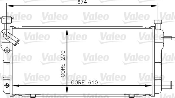 Valeo 730018 - Radiators, Motora dzesēšanas sistēma autodraugiem.lv