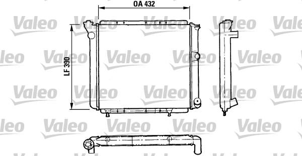 Valeo 730013 - Radiators, Motora dzesēšanas sistēma autodraugiem.lv