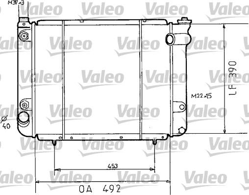 Valeo 730038 - Radiators, Motora dzesēšanas sistēma autodraugiem.lv