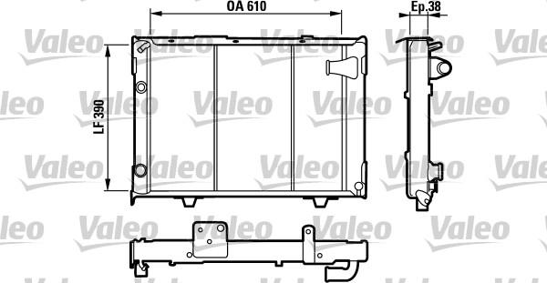 Valeo 730026 - Radiators, Motora dzesēšanas sistēma autodraugiem.lv