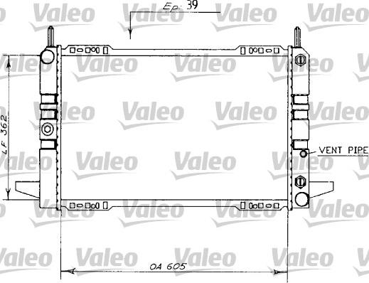 Valeo 730144 - Radiators, Motora dzesēšanas sistēma autodraugiem.lv