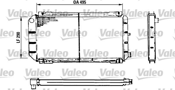 Valeo 730116 - Radiators, Motora dzesēšanas sistēma autodraugiem.lv