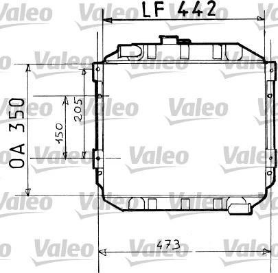 Valeo 730110 - Radiators, Motora dzesēšanas sistēma autodraugiem.lv