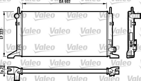 Valeo 730117 - Radiators, Motora dzesēšanas sistēma autodraugiem.lv