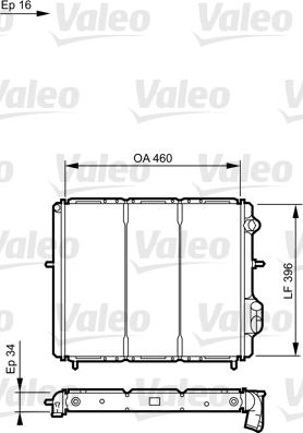 Valeo 730183 - Radiators, Motora dzesēšanas sistēma autodraugiem.lv