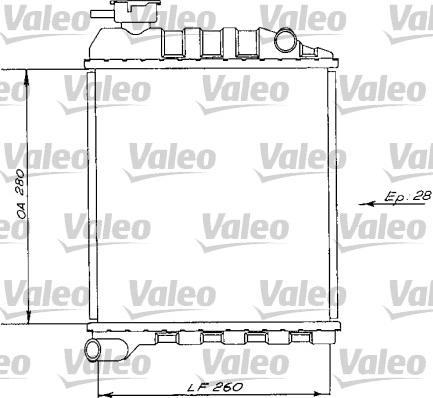 Valeo 730172 - Radiators, Motora dzesēšanas sistēma autodraugiem.lv