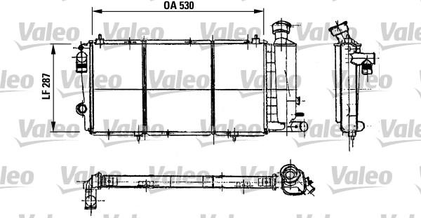 Valeo 730896 - Radiators, Motora dzesēšanas sistēma autodraugiem.lv