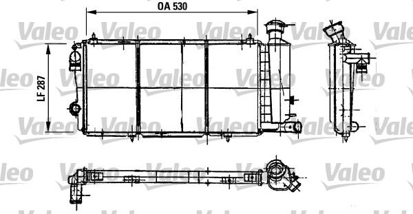 Valeo 730897 - Radiators, Motora dzesēšanas sistēma autodraugiem.lv