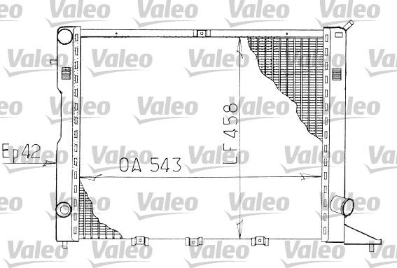 Valeo 730816 - Radiators, Motora dzesēšanas sistēma autodraugiem.lv