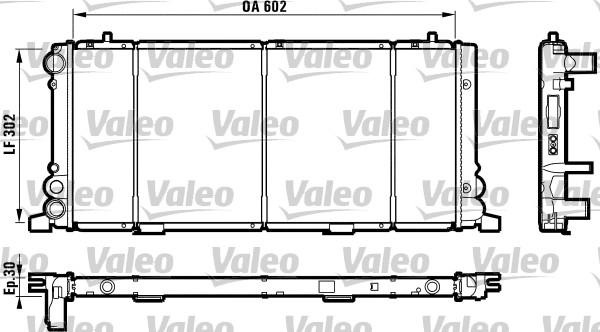 Valeo 730349 - Radiators, Motora dzesēšanas sistēma autodraugiem.lv