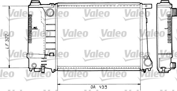 Valeo 730365 - Radiators, Motora dzesēšanas sistēma autodraugiem.lv