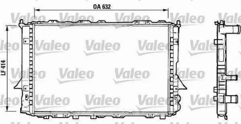 Nissens 60460A - Radiators, Motora dzesēšanas sistēma autodraugiem.lv