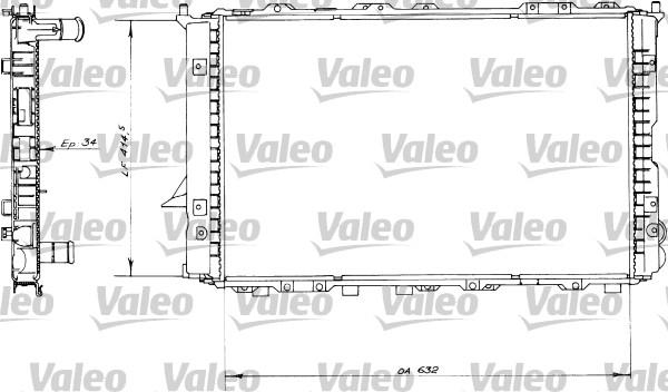 Valeo 730363 - Radiators, Motora dzesēšanas sistēma autodraugiem.lv