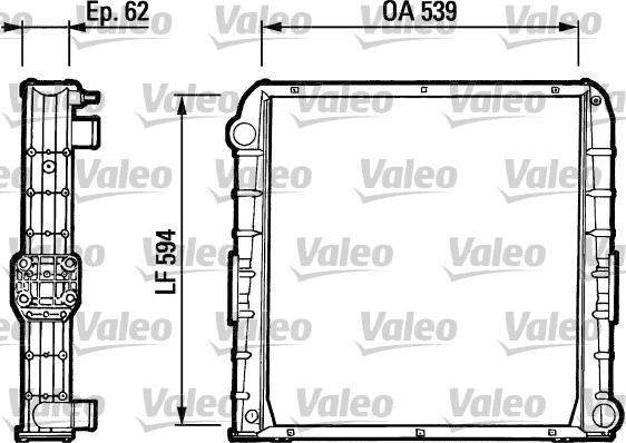 Valeo 730385 - Radiators, Motora dzesēšanas sistēma autodraugiem.lv