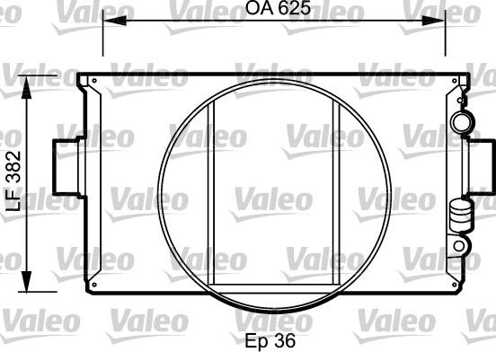 Valeo 730334 - Radiators, Motora dzesēšanas sistēma autodraugiem.lv