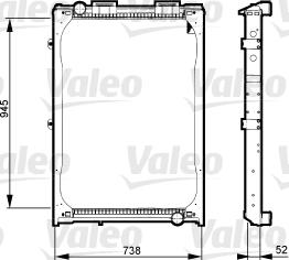 Valeo 730 323 - Radiators, Motora dzesēšanas sistēma autodraugiem.lv