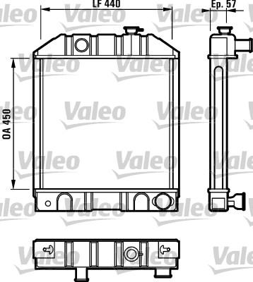 Valeo 730322 - Radiators, Motora dzesēšanas sistēma autodraugiem.lv