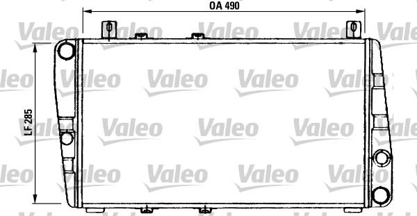 Valeo 730375 - Radiators, Motora dzesēšanas sistēma autodraugiem.lv
